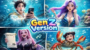 К-Поп Охотницы на Демонов: Русалочка для Зумеров (Кринж Ситком) 🧜♀️🤪