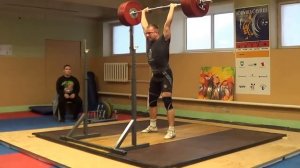 Прикидка - толчок от груди 170, 180, -190 кг