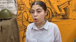 Никогосян Нина читает произведение И. Полутина "Я не знал, что такое война"