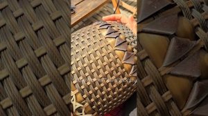 Мастер-класс "Декор для кашпо из ротанга "КОФЕЙНОЕ ЗЕРНО""