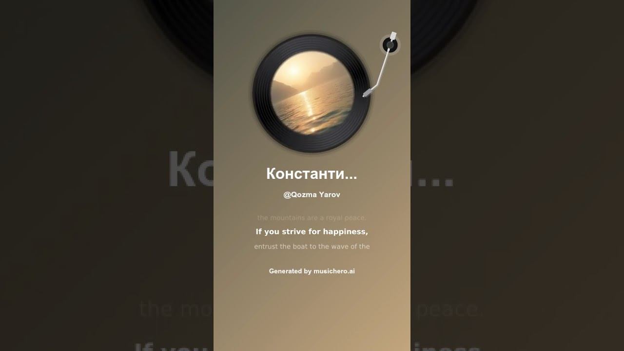 Константин Бальмонт Море — вечное стремленье, горы — царственный покой… 3 смотреть онлайн