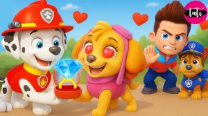Щенячий патруль и Маршалл. Залипательное видео. Мультфильм для детей и малышей. Анимация 300