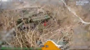 Группами Центра «Рубикон» был обнаружен танк Т-64БВ ВСУ