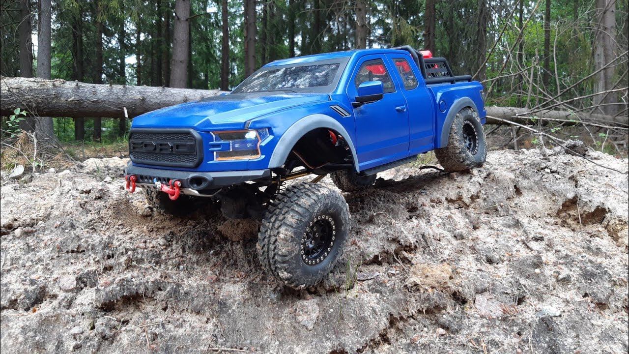 Покраска и тесты RC Ford F150 Raptor.