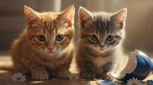 Разбитая ваза и пропавшая рыбка 🐾 | Забавные истории из жизни кошачьей семьи