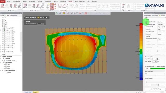 Reverse Engineering Model Glasses By Geomagic Design X смотреть онлайн