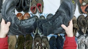 41522 Обувь трекинг, 4пак, scarpe trecing, секонд (extra/1 кат) оптом