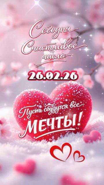 красивая дата-26.02.26.