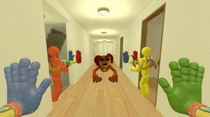 ЭТОТ БЫСТРЫЙ DogDay из игры Poppy PlayTime АТАКУЕТ 100 Игроков в Лиминальном Отеле Garry's Mod