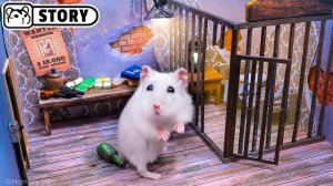 🌵 Хомяк сбегает из тюремного лабиринта шерифа и грабит банк. Эпизод 2 🌵 Хомяк Хомура