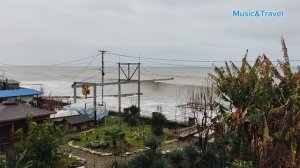 Край, где распускается мимоза, день 23 /6 баллов! 😱 Февральский шторм в Абхазии