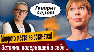 МОКРОГО МЕСТА НЕ ОСТАНЕТСЯ! Эстонии, поверившей в себя, ответили из Кремля!