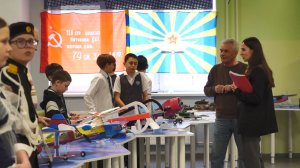 В гимназии «Эврика» состоялось закрытие месячника оборонно-массовой и военно-патриотической работы