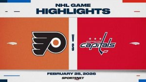 Обзор матча НХЛ | Вашингтон - Филадельфия (26.02.2026)