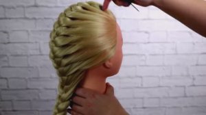 Как заплести французскую косу_прически для начинающих