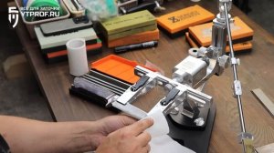 Заточка ножа от Евгения Апухтина со сталью PMD-60. Заточка на TSPROF Профиль К4