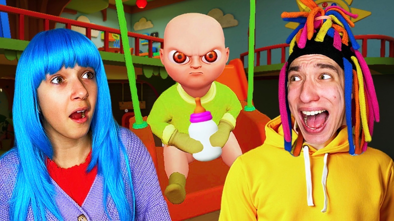 КИТАЙКА И КСЮША ИГРАЮТ В МАЛЫША ЖЕЛТОМ | BABY IN YELLOW! смотреть онлайн