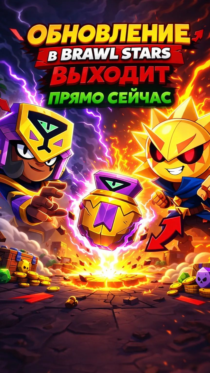 ОБНОВЛЕНИЕ В BRAWL STARS УЖЕ ВЫШЛО 😱😱😱