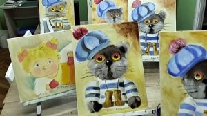 Мастер класс на каникулах. Живопись маслом.