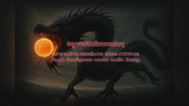 Песни Читипати. Кету панчавимшати нама стотра - Гимн 25 имён Кету