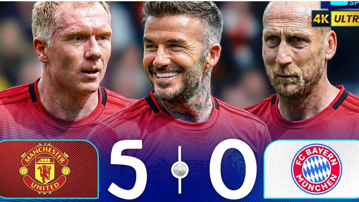 БЕКХЭМ ВЕРНУЛСЯ В МАНЧЕСТЕР И УСТРОИЛ ШОУ В ИСТОРИЧЕСКОМ МАТЧЕ ЛЕГЕНД!