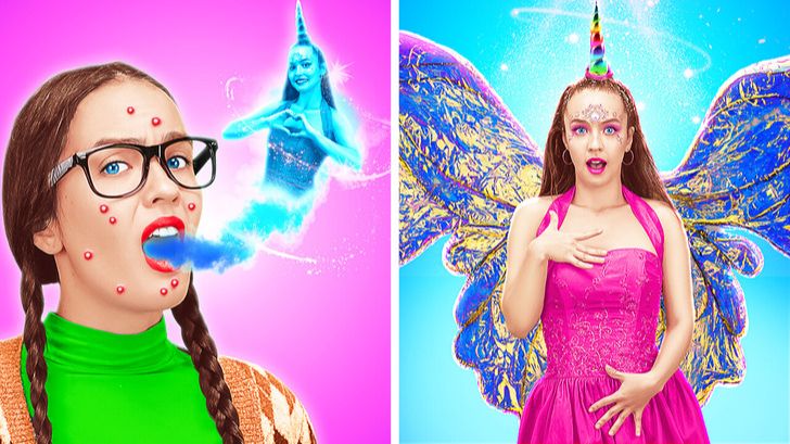 Как стать популярным единорогом 🦄 Бьюти-гаджеты | 123GO смотреть онлайн