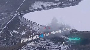 Авиаудар ФАБ-3000 по дамбе у села Осысоков, возле трассы Дружковка-Константиновка