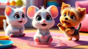 🐱🐭 Котики и мышка: неожиданная дружба или хаос?