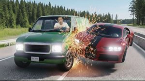 BeamNG Drive - Аварии на высокой скорости