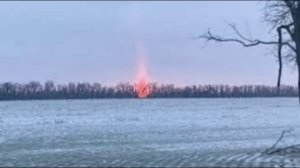 Очевидцы сняли гигантский огненный столб после извержения вулкана в Колумбии