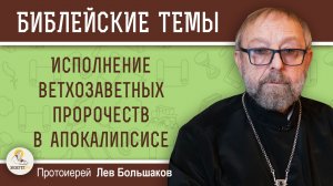 Исполнение ветхозаветных пророчеств в Откровении Иоанна Богослова.  Протоиерей Лев Большаков