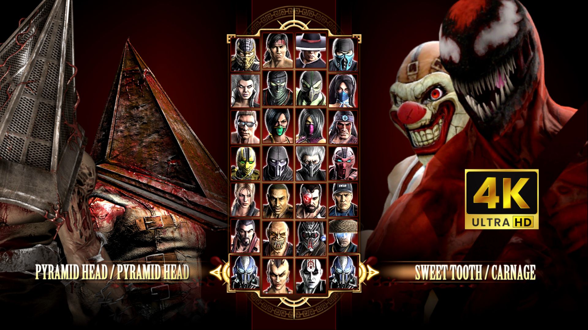 Игра за Corrupted Pyramid Head & Pyramid Head в Mortal Kombat Komplete Edition на PC Expert в 4К смотреть онлайн