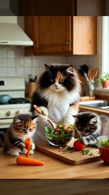 Кошачий салат