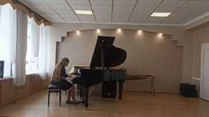 Анна Бучнева.Ф.Л.-"Юношеский этюд №1".С.Жданов-"Прелюд".