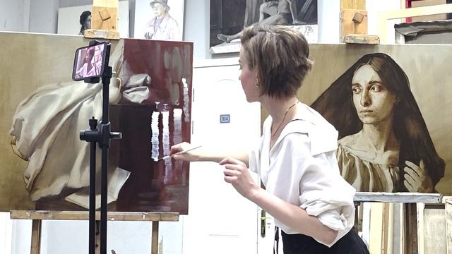 Мастер-класс Марии Карповой и Анатолия Мельникова. Белила в масляной живописи