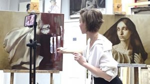 Мастер-класс Марии Карповой и Анатолия Мельникова. Белила в масляной живописи