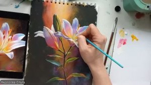 Акрил. Лилия
