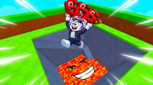 ВЫЖИВИ С БРЕЙНРОТОМ ИЗ ЦЕНТРА ЗЕМЛИ С ЛАВОЙ! ROBLOX Escape Rising Lava For Brainrots