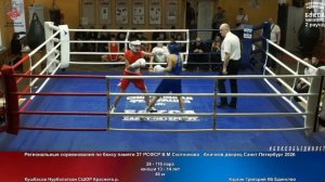 116 48 кг Кушбасов Нурболатхан СШОР Красногв.р. Каргин Григорий КБ Единство