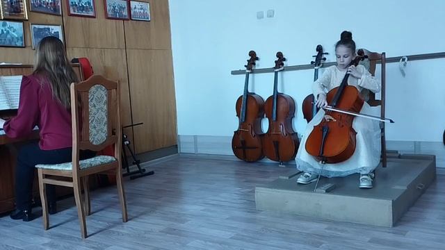 Корнеева Дара 8 лет. Концерт до мажор 1 часть-А. Вивальди. Танец-Э. Дженкинсон. ДШИ1 г. Курск