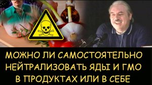 ✅ Н.Левашов.  Можно ли самостоятельно нейтрализовать яды и ГМО в продуктах или в себе