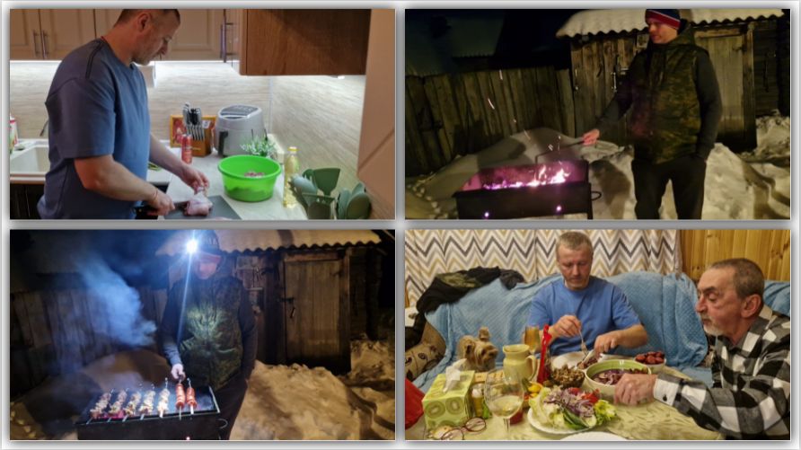 ЮРА ЗАМАРИНОВАЛ ШАШЛЫК ИЗ ИНДЕЙКИ, А ВЕЧЕРОМ ПОЖАРИЛИ. смотреть онлайн