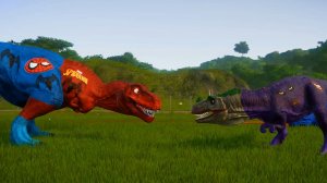 Мультики про Динозавров. Динозавры. Тиранозавр. Спинозавр.