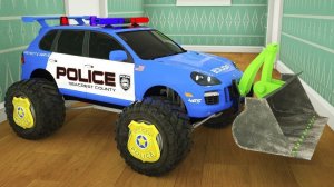 Изучение цветов с помощью игрушечного поезда-транспортера для детей - Учим цвета вместе с детьми