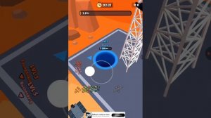 ГИГАНТСКАЯ ЧЁРНАЯ ДЫРА ПОГЛОЩАЕТ ВСЁ ( Hole.io) | ДРАГНИЛ