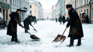Петербургский калейдоскоп. Как убирали снег в дореволюционном Санкт-Петербурге