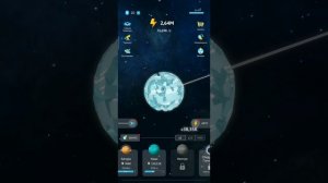 Idle Galaxy создал планету Сатурн и уран и начал создание Нептуна