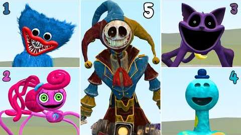 Кто самый сильный босс среди всех персонажей в главах 1-5 игры Poppy Playtime в Garry's Mod? смотреть онлайн