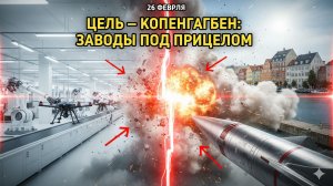 ЦЕЛЬ — КОПЕНГАГЕН: ЗАВОДЫ ВСУ В ДАНИИ ПОД ПРИЦЕЛОМ «КИНЖАЛОВ»!