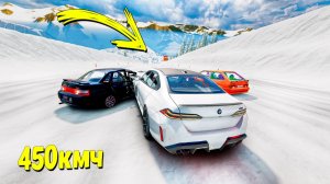 ЖЕСТКИЕ АВАРИИ НА СПУСКЕ С ГОРЫ БЕЗ ТОРМОЗОВ В BEAMNG DRIVE!